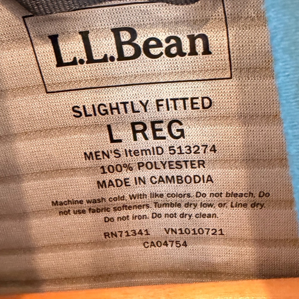 L.L.Bean Quilted Fleece Vest Mens Large Slightly Fitted Gray Full Zip - Picture 3 of 4
